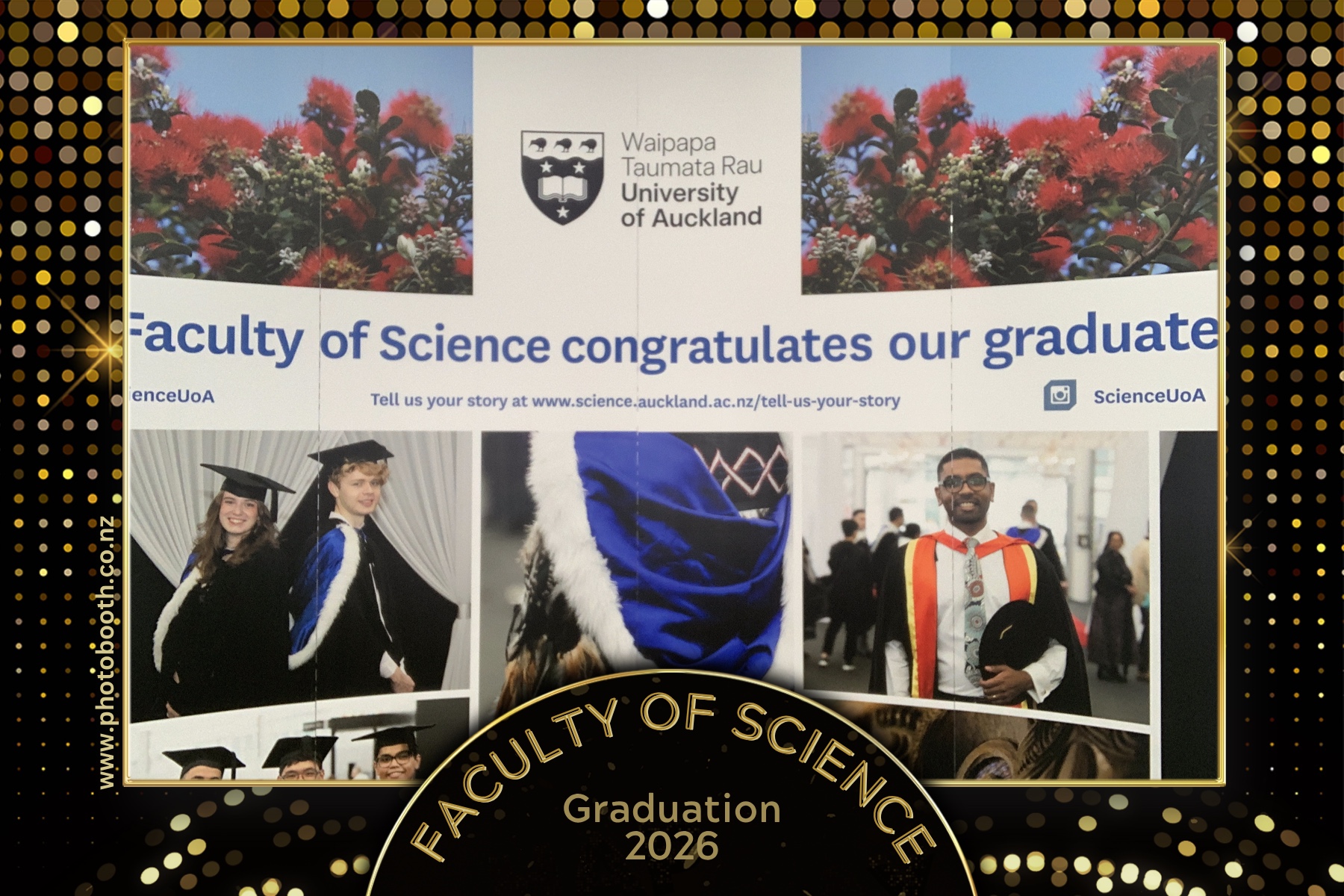 UOA Faculty of Science Graduation 2026 — Selfie Central photo booth